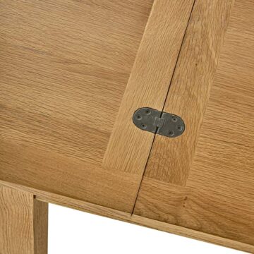 Alderstone Waxed Oak Square Extending Dining Table | 85cm – 170cm