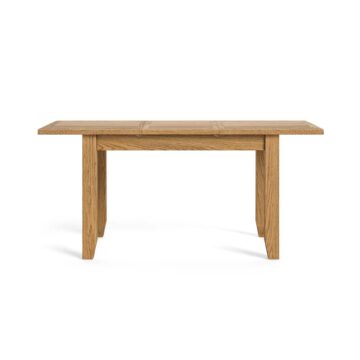 Alderstone Waxed Oak Compact Extending Dining Table | 120cm – 165cm
