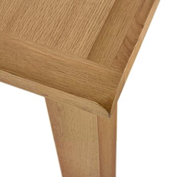 Alderstone Waxed Oak Compact Extending Dining Table | 120cm – 165cm