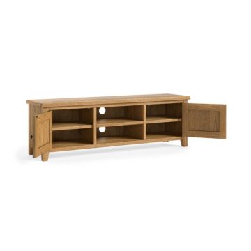 Alderstone Waxed Oak Tv Unit 150cm | Assembled