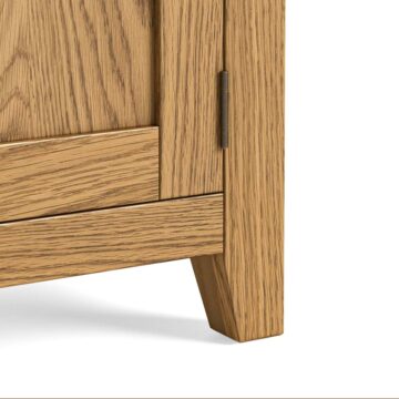 Alderstone Waxed Oak Tv Unit 150cm | Assembled