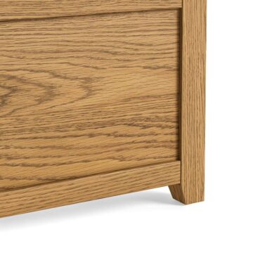 Alderstone Waxed Oak Blanket Box | Assembled