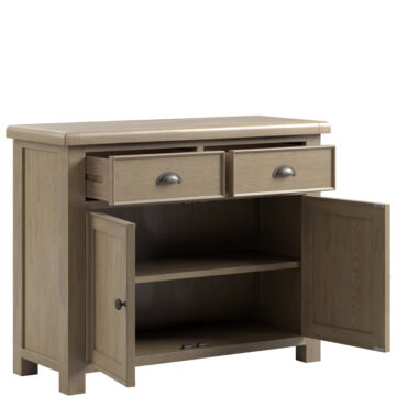 Heritage Oak 2 Door 2 Drawer Sideboard | Assembled