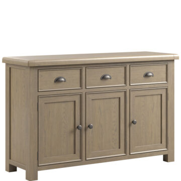 Heritage Oak 3 Door 3 Drawer Large Sideboard | Assembled