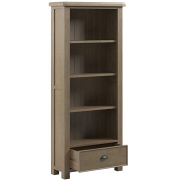 Heritage Oak Large 1 Drawer Bookcase