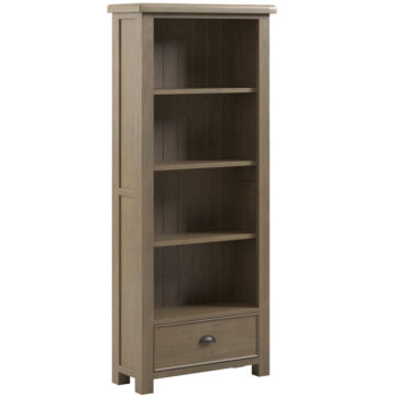 Heritage Oak Large 1 Drawer Bookcase