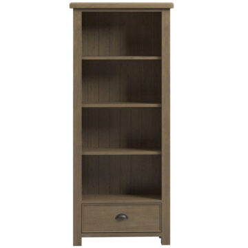 Heritage Oak Large 1 Drawer Bookcase