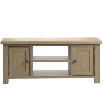 Heritage Oak 2 Door TV Unit 115cm | Assembled