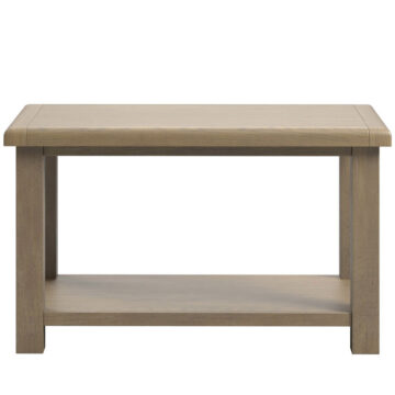 Heritage Oak Coffee Table With Shelf