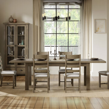 Heritage Oak Extending Dining Table 120/160