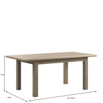 Heritage Oak Extending Dining Table | 140 – 180cm