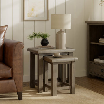 Heritage Oak Nest Of 2 Tables