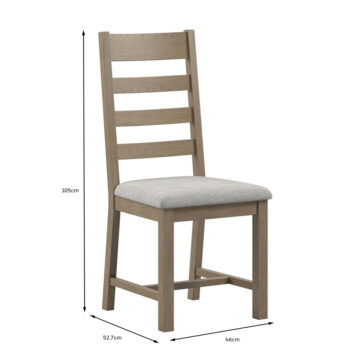 Heritage Oak Dining Chair | Assembled