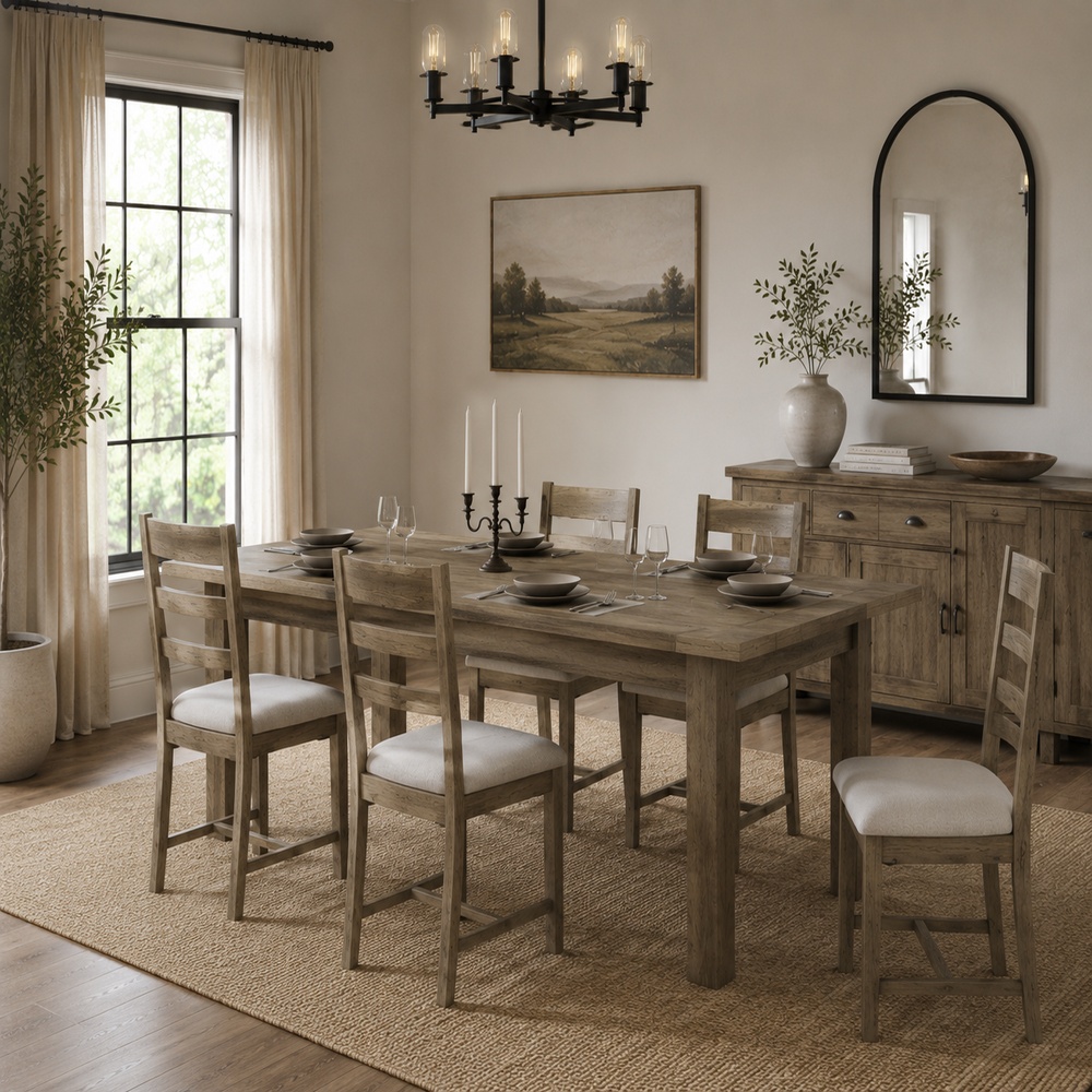 Heritage Oak Extending Dining Table | 140 - 180cm