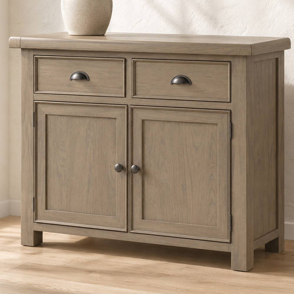 Heritage Oak 2 Door 2 Drawer Sideboard | Assembled