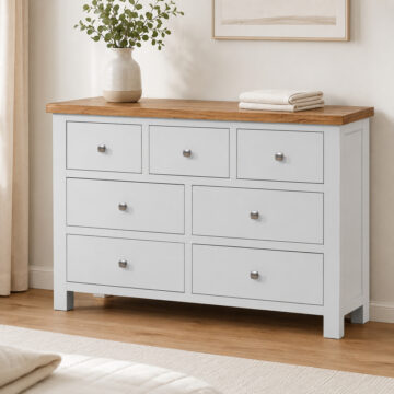 Wynyard Grey 3 Over 4 Chest