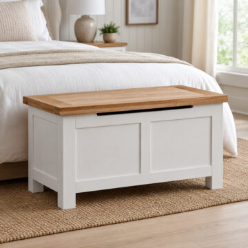 Wynyard Grey Blanket Box