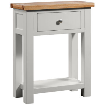 Wynyard Grey 1 Drawer Small Console Table