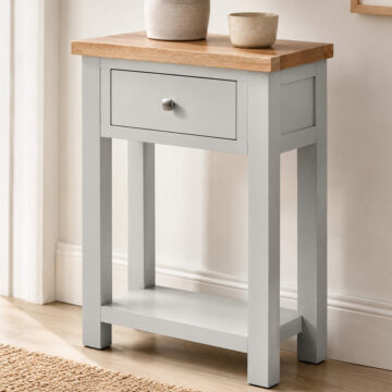 Wynyard Grey Small Console Table