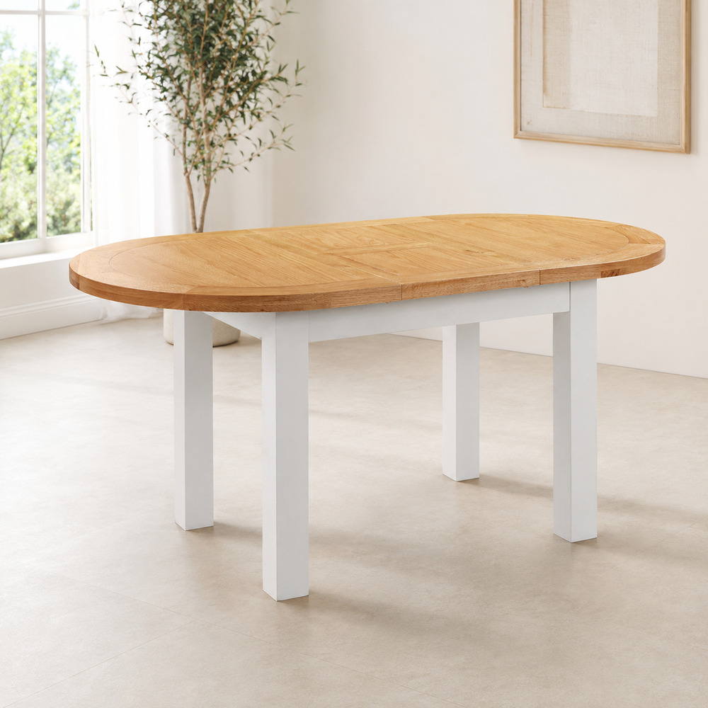 Wynyard Grey D-End Extending Dining Table | 130 - 170cm