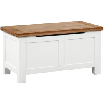 Wynyard White Blanket Box | Assembled