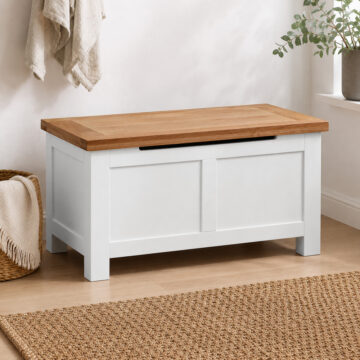 Wynyard White Blanket Box