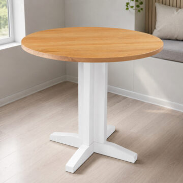 Wynyard White Drop Leaf Dining Table | 30 - 90cm