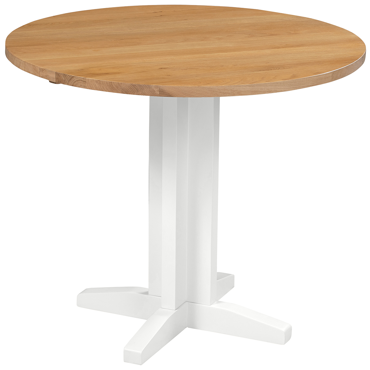 Wynyard White Drop Leaf Dining Table | 30 - 90cm