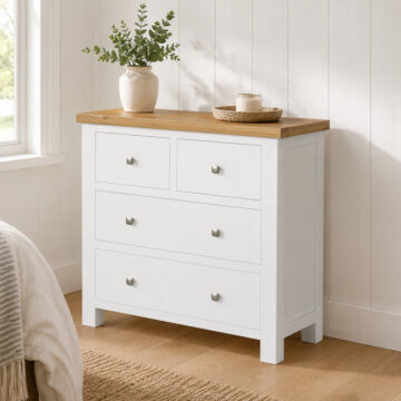 Wynyard White 2 Over 2 Chest