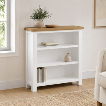 Wynyard White 3' Bookcase