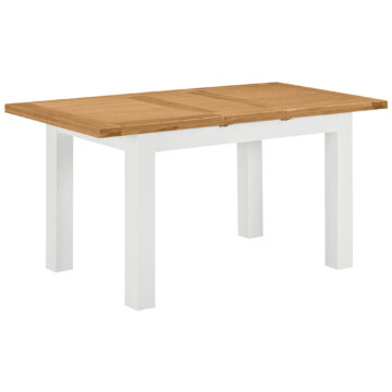 Wynyard White Small Extending Dining Table | 120 – 153cm