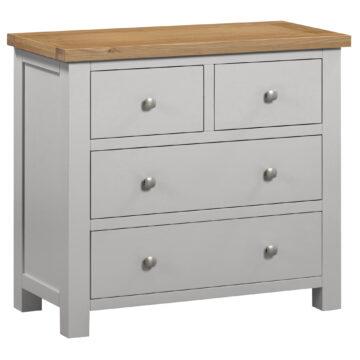 Wynyard Grey 2 Over 2 Chest of Drawers | Assembled | Clearance