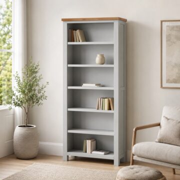 Wynyard Grey 6' Bookcase