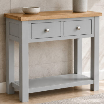 Wynyard Grey Large Console Table