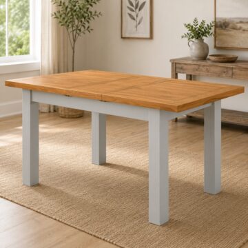 Wynyard Grey Small Extending Dining Table | 120-153cm