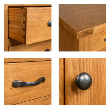 Summer Waxed Oak 3 Over 4 Chest