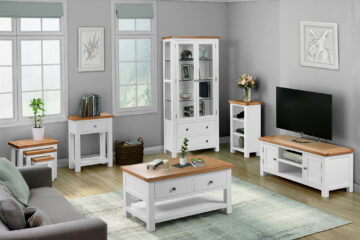 Wynyard White 6′ Bookcase