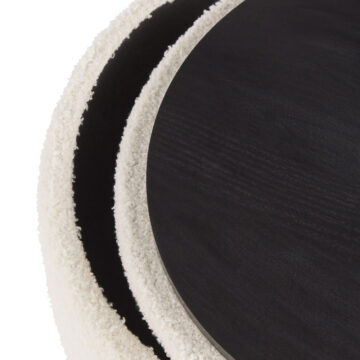 Avery Boucle Teddy Storage Stool