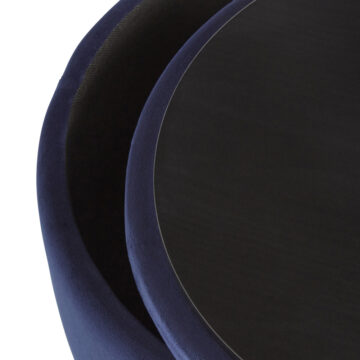 Avery Velvet Storage Stool