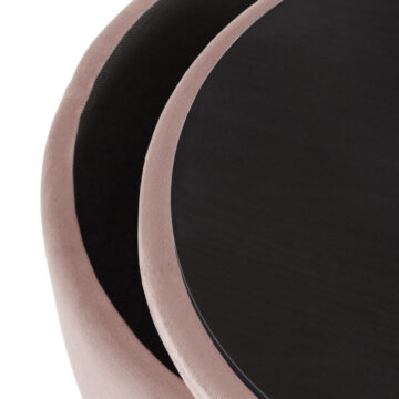Avery Velvet Storage Stool