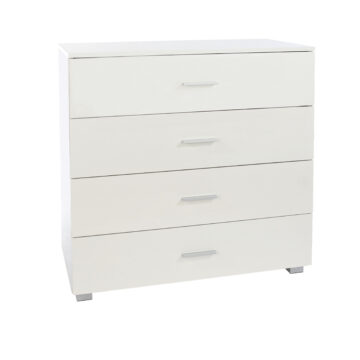 Clermont White 4 Drawer Chest
