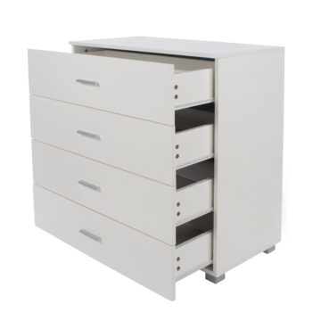 Clermont White 4 Drawer Chest