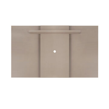 Clermont Grey TV Display Wall Panel - Extendable or Fixed Media Panel with Adjustable Shelf for TVs