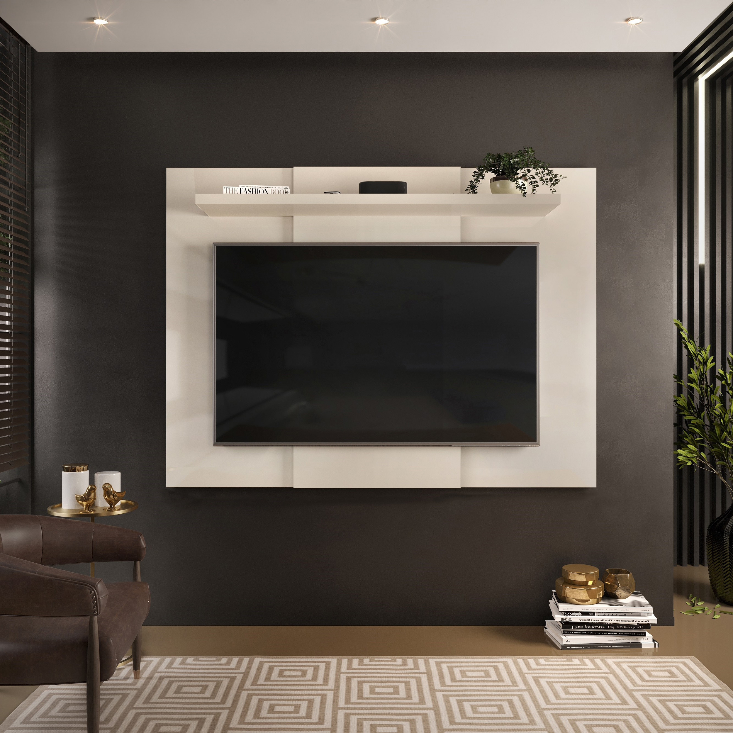 Clermont-White-TV-Display-Wall