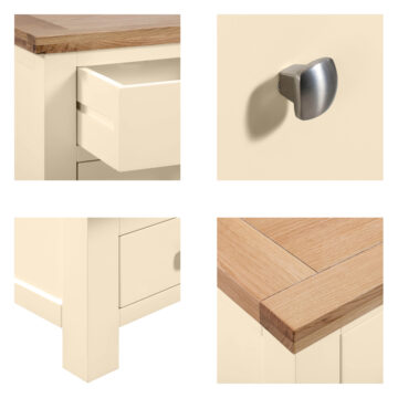 Wynyard Ivory 2 Drawer Console Table