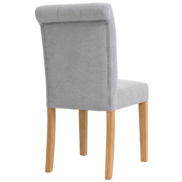 Dining Chair Collection Fabric Button-backed Chair | Stone