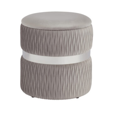 Eden Velvet Storage Stool