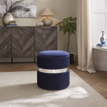 Eden Velvet Storage Stool