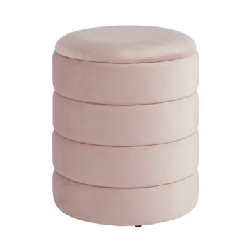 Klara Velvet Storage Stool