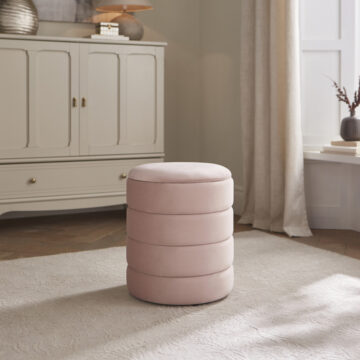 Klara Velvet Storage Stool